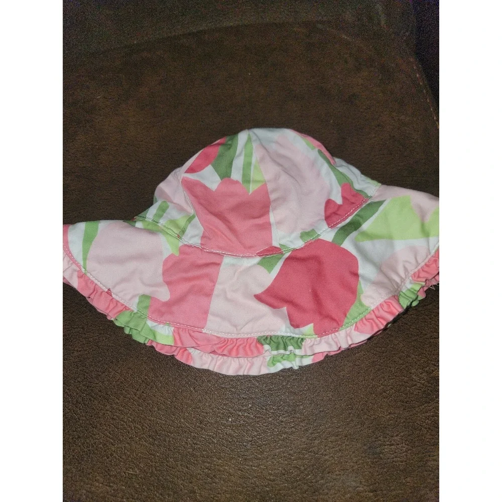 Gymboree‎ tulip garden floral Easter spring hat 12 24 months